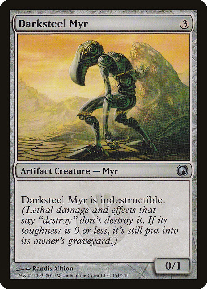 Darksteel Myr [Scars of Mirrodin] | Good Games Modbury