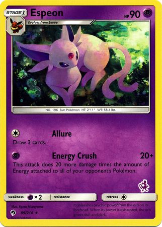 Espeon (89/214) (Mewtwo Deck) [Battle Academy 2020] | Good Games Modbury