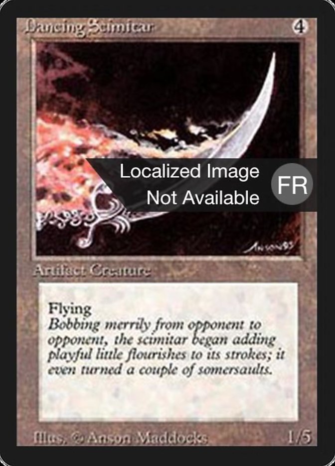 Dancing Scimitar [Foreign Black Border] | Good Games Modbury