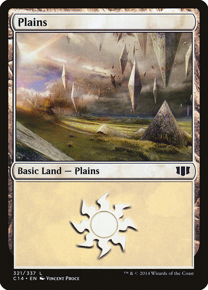 Plains (321) [Commander 2014] | Good Games Modbury