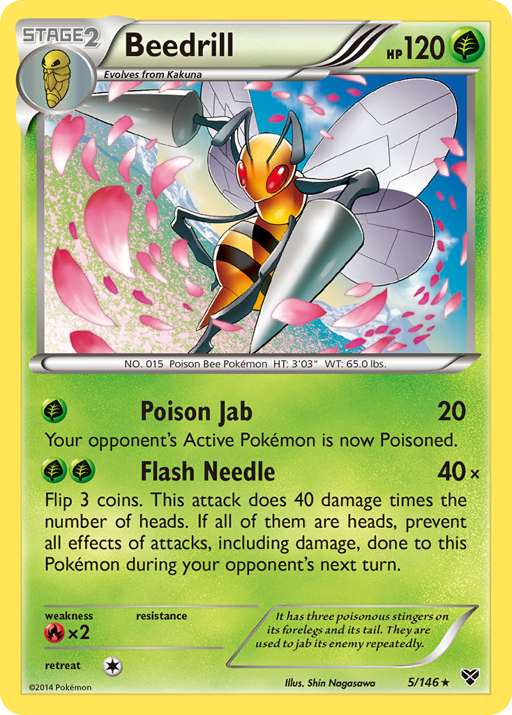 Beedrill (5/146) [XY: Base Set] | Good Games Modbury