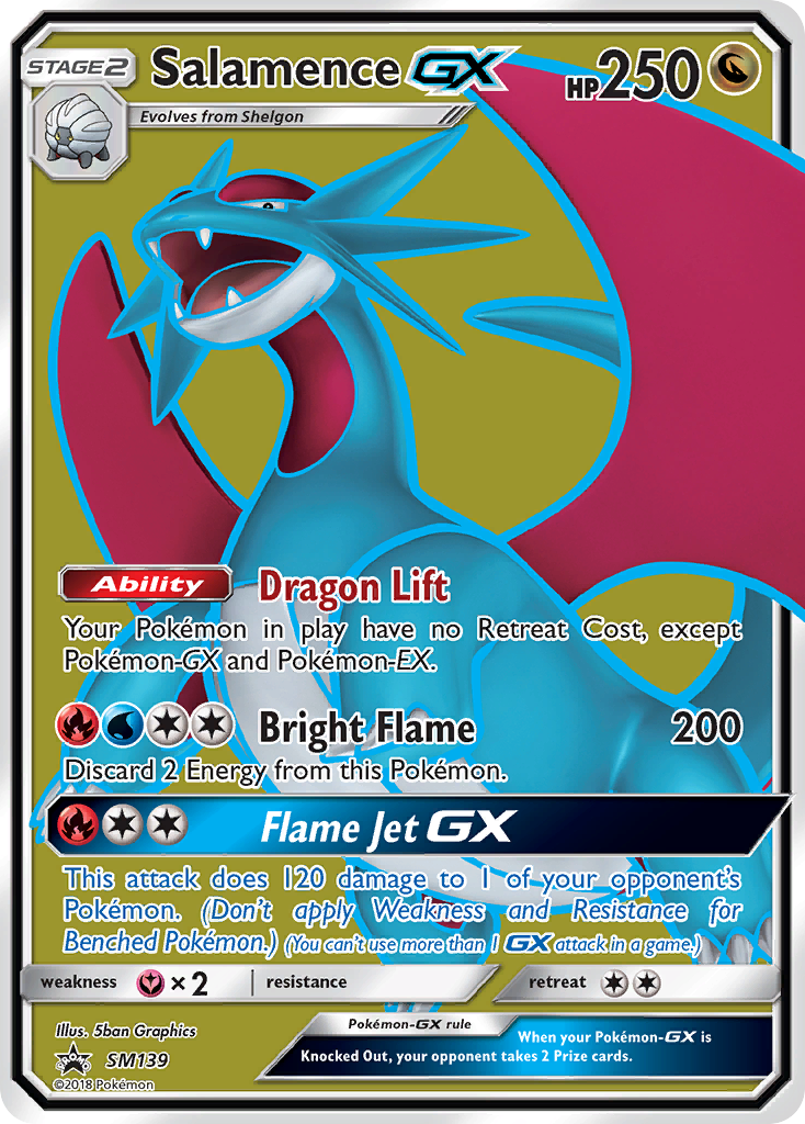 Salamence GX (SM139) [Sun & Moon: Black Star Promos] | Good Games Modbury