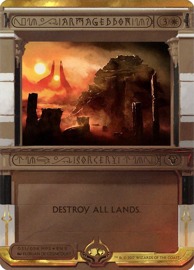 Armageddon (Invocation) [Amonkhet Invocations] | Good Games Modbury