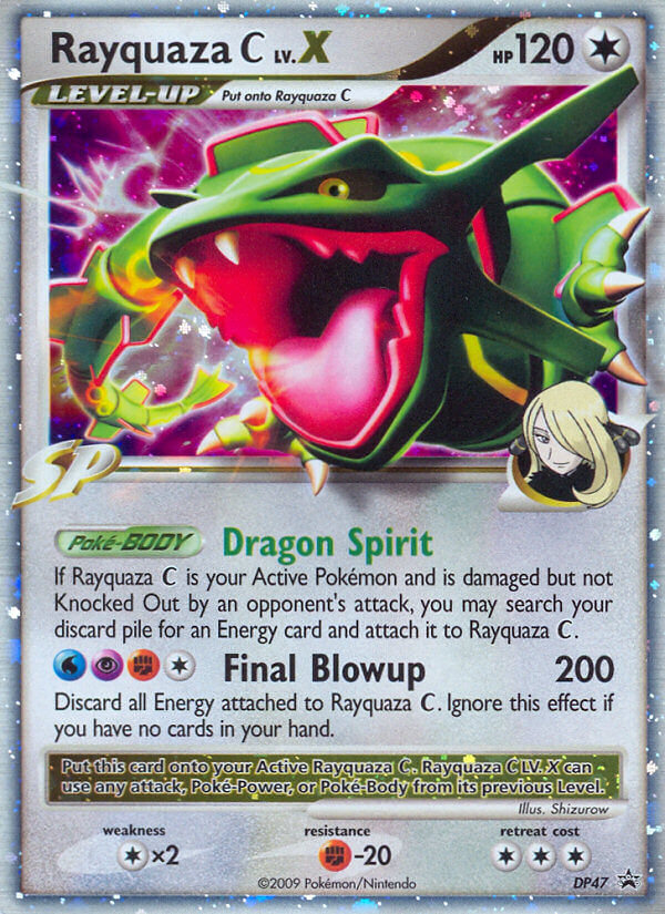 Rayquaza C LV.X (DP47) [Diamond & Pearl: Black Star Promos] | Good Games Modbury