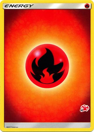 Fire Energy (Charizard Stamp #32) [Battle Academy 2020] | Good Games Modbury
