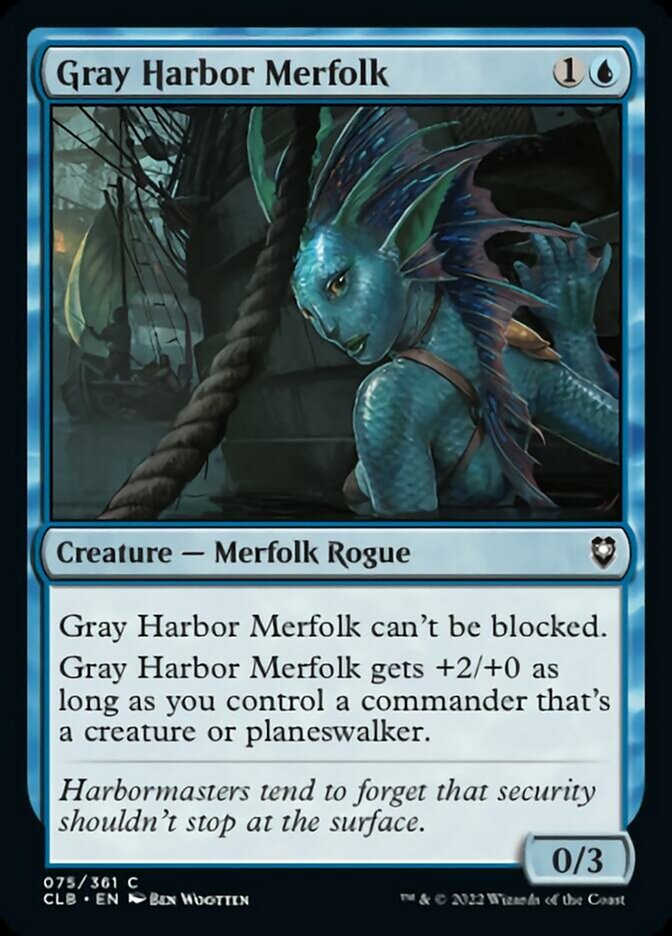 Gray Harbor Merfolk [Commander Legends: Battle for Baldur's Gate] | Good Games Modbury