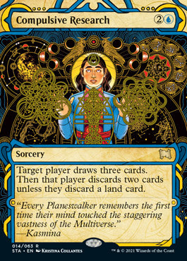 Compulsive Research (Foil Etched) [Strixhaven: School of Mages Mystical Archive] | Good Games Modbury