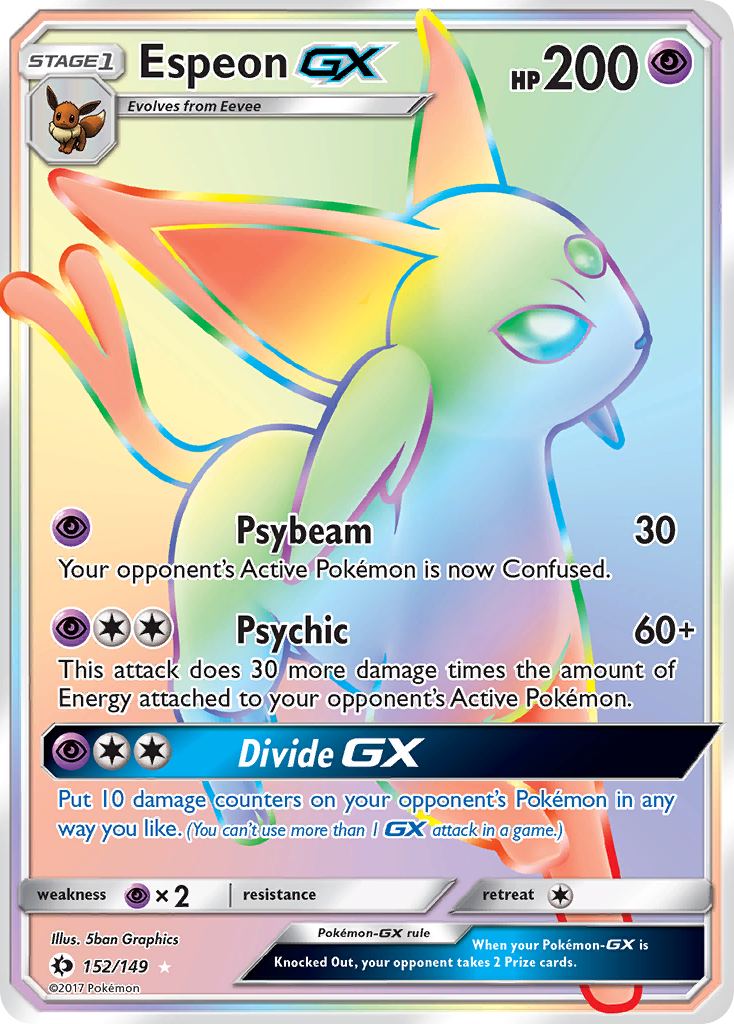 Espeon GX (152/149) [Sun & Moon: Base Set] | Good Games Modbury