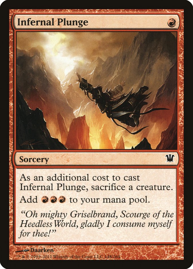 Infernal Plunge [Innistrad] | Good Games Modbury