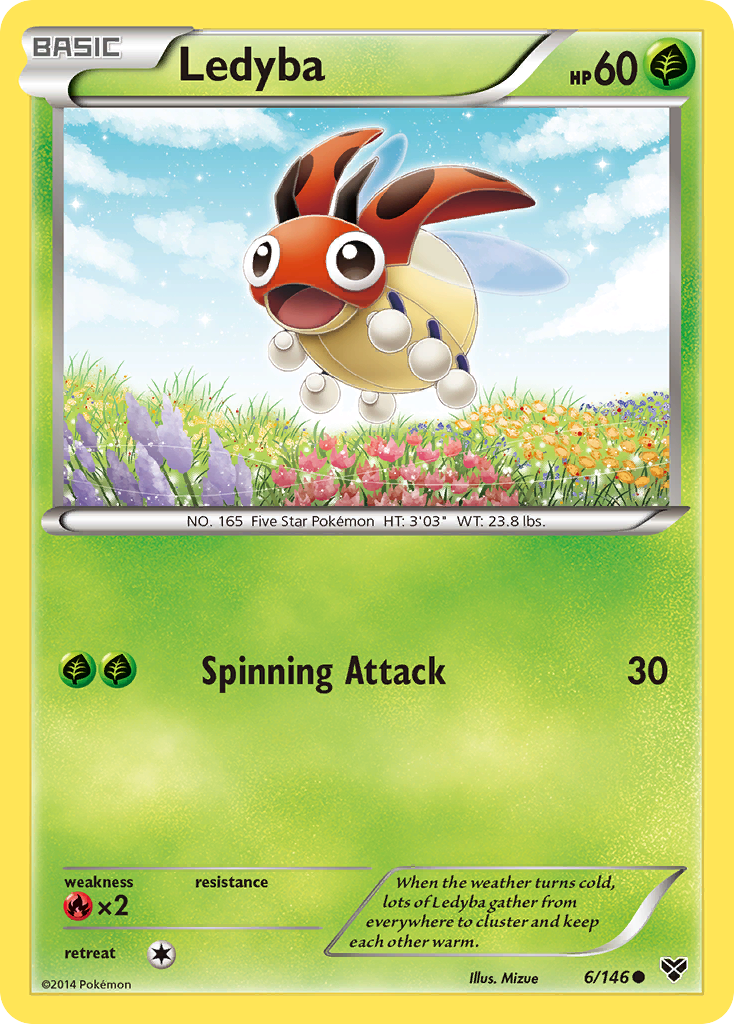 Ledyba (6/146) [XY: Base Set] | Good Games Modbury