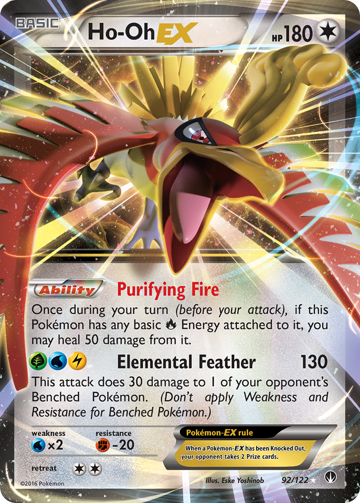 Ho-Oh EX (92/122) [XY: BREAKpoint] | Good Games Modbury