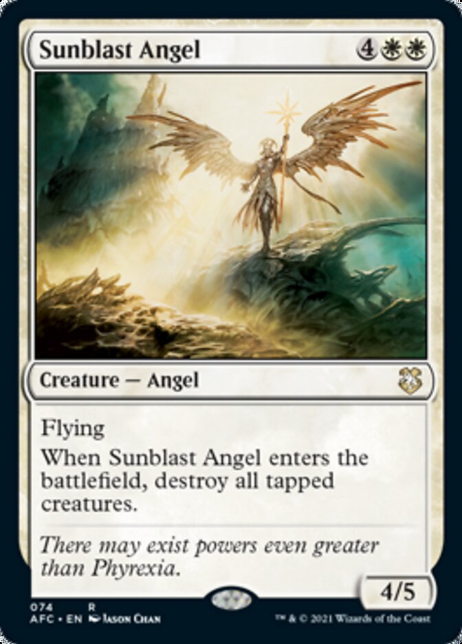 Sunblast Angel [Dungeons & Dragons: Adventures in the Forgotten Realms Commander] | Good Games Modbury