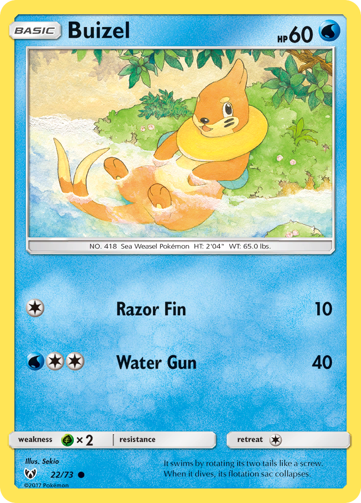 Buizel (22/73) [Sun & Moon: Shining Legends] | Good Games Modbury