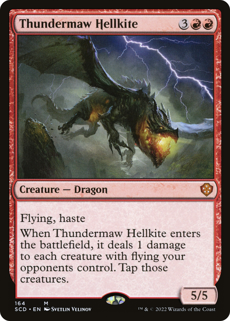 Thundermaw Hellkite [Starter Commander Decks] | Good Games Modbury