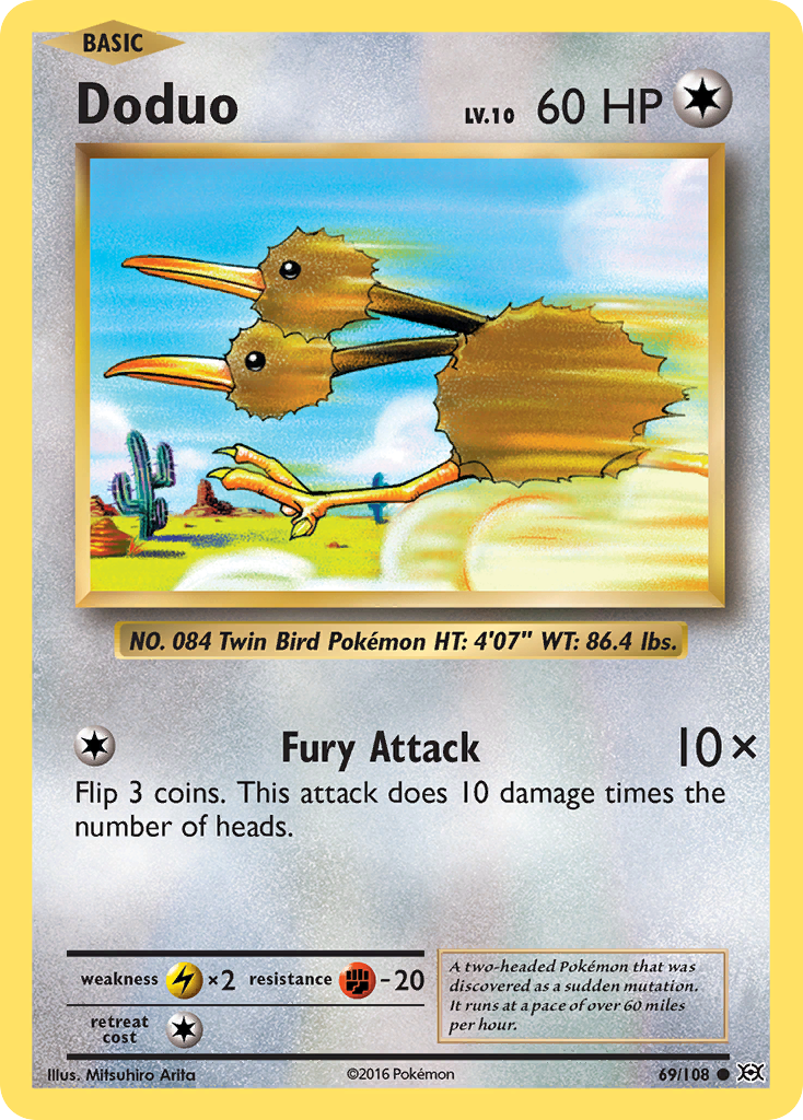 Doduo (69/108) [XY: Evolutions] | Good Games Modbury