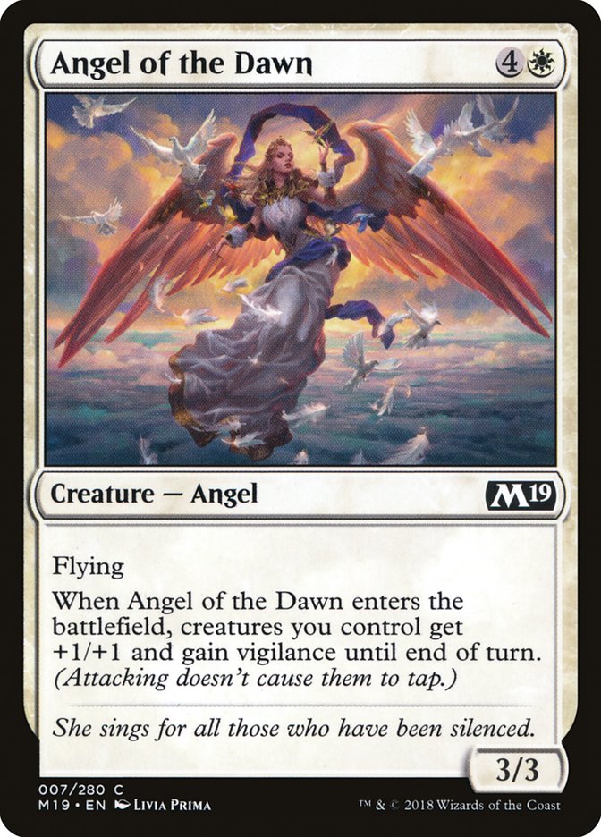 Angel of the Dawn [Core Set 2019] | Good Games Modbury