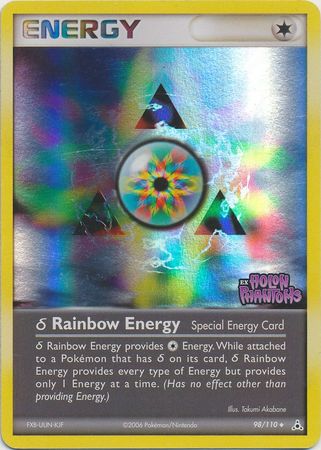 Rainbow Energy (98/110) (Delta Species) (Stamped) [EX: Holon Phantoms] | Good Games Modbury