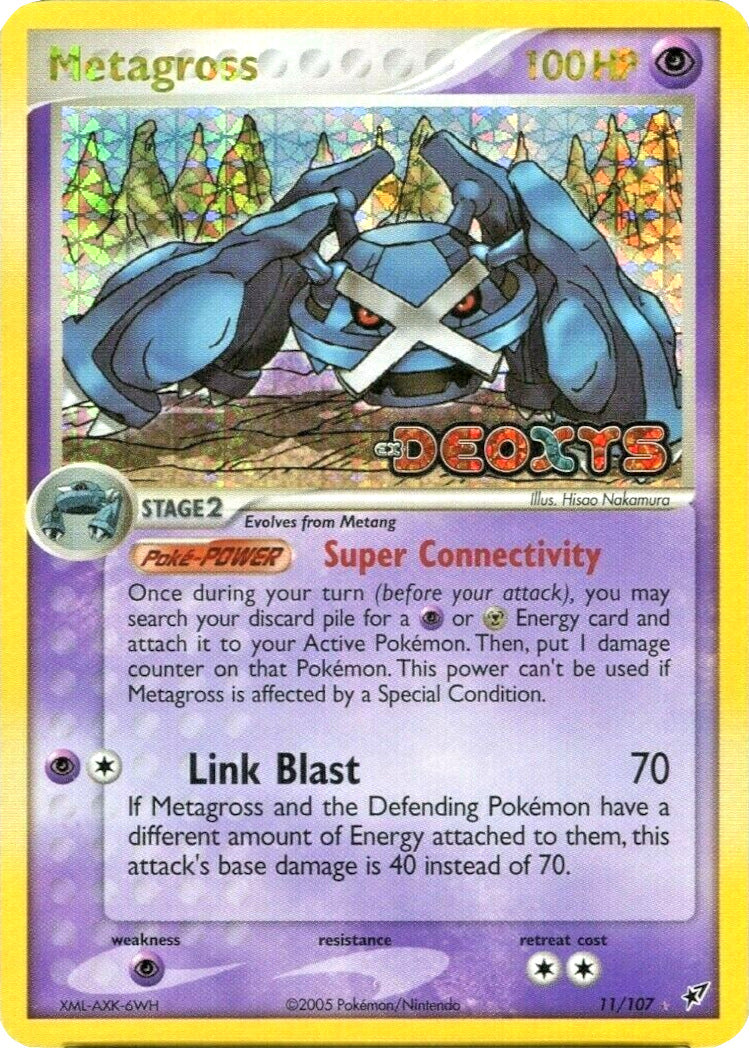 Metagross (11/107) (Stamped) [EX: Deoxys] | Good Games Modbury