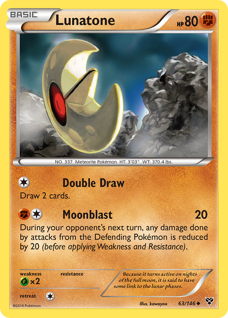 Lunatone (63/146) [XY: Base Set] | Good Games Modbury