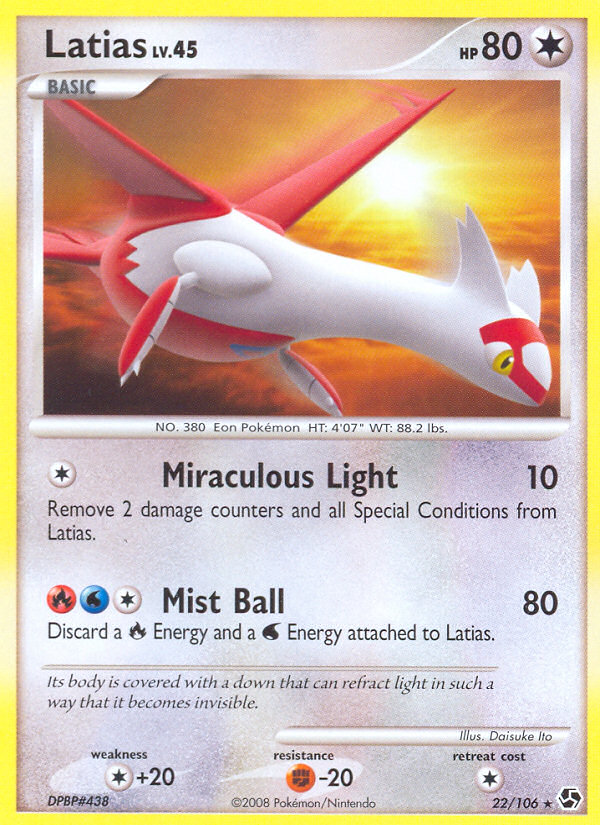 Latias (22/106) [Diamond & Pearl: Great Encounters] | Good Games Modbury