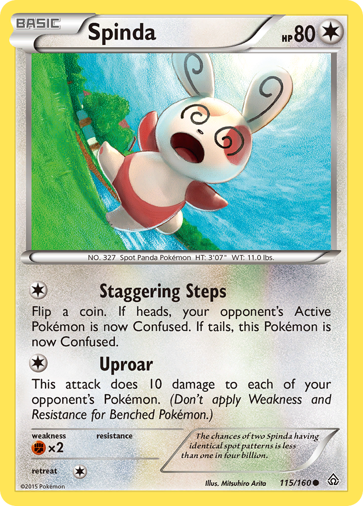 Spinda (115/160) [XY: Primal Clash] | Good Games Modbury