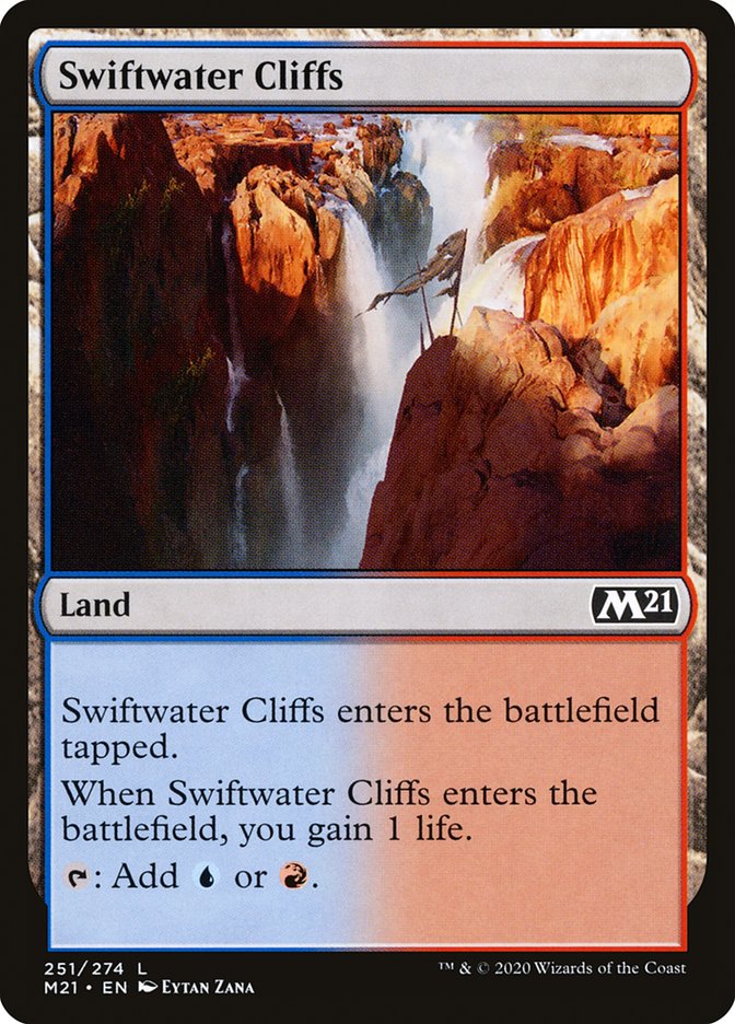 Swiftwater Cliffs [Core Set 2021] | Good Games Modbury