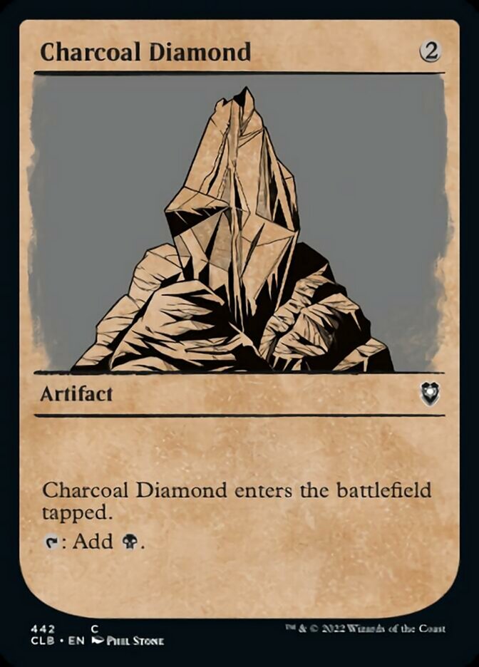 Charcoal Diamond (Showcase) [Commander Legends: Battle for Baldur's Gate] | Good Games Modbury