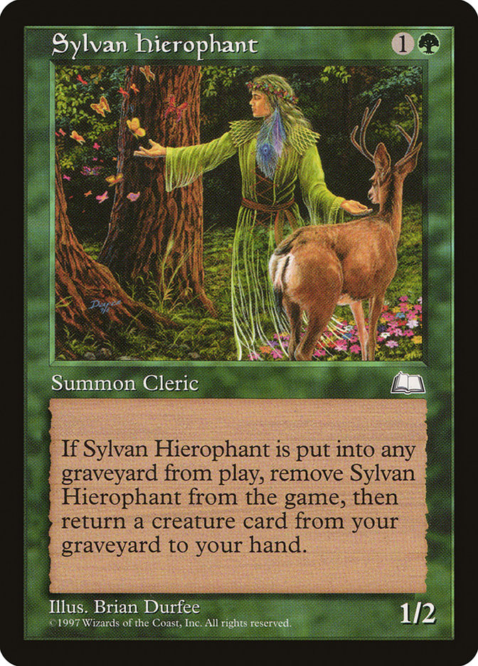 Sylvan Hierophant [Weatherlight] | Good Games Modbury