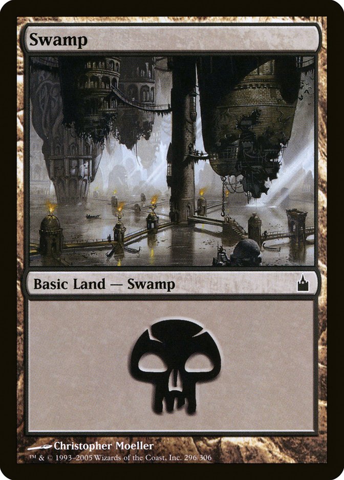 Swamp (296) [Ravnica: City of Guilds] | Good Games Modbury