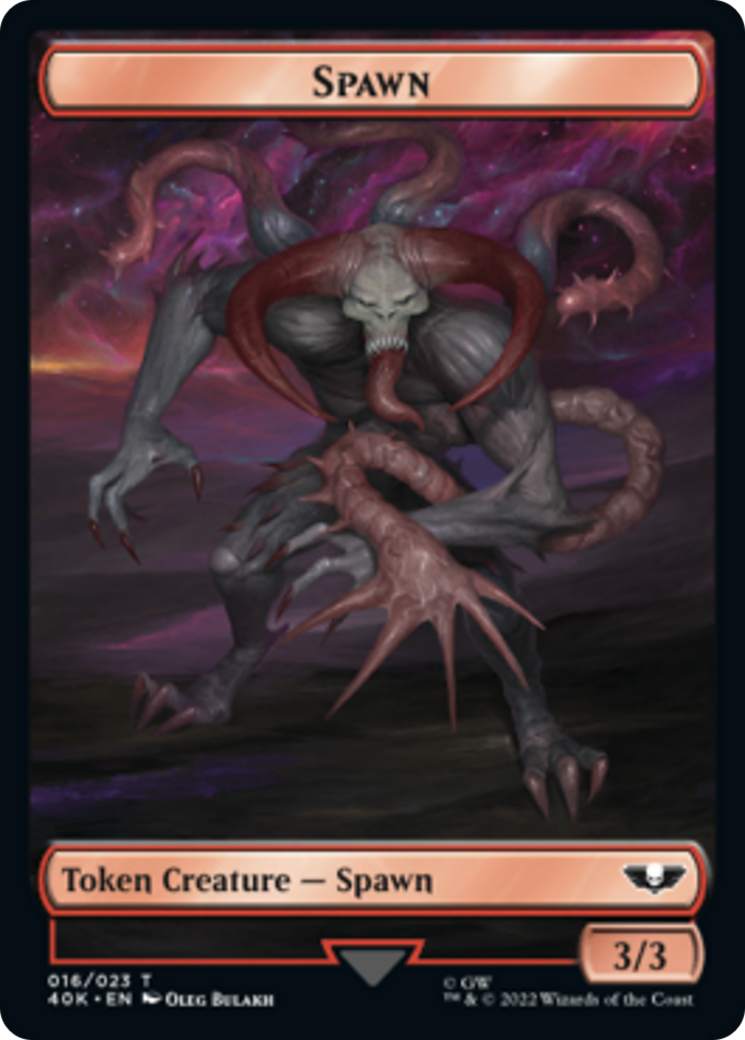 Spawn // Plaguebearer of Nurgle Double-Sided Token [Universes Beyond: Warhammer 40,000 Tokens] | Good Games Modbury