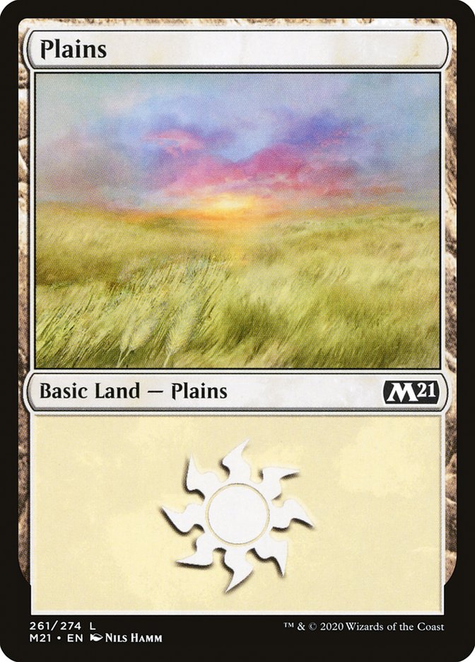 Plains (261) [Core Set 2021] | Good Games Modbury