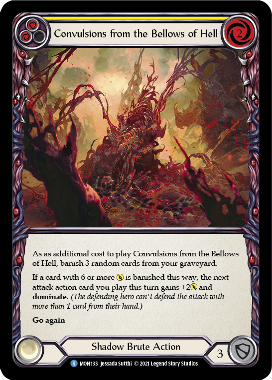 Convulsions from the Bellows of Hell (Yellow) [MON133] (Monarch)  1st Edition Normal | Good Games Modbury
