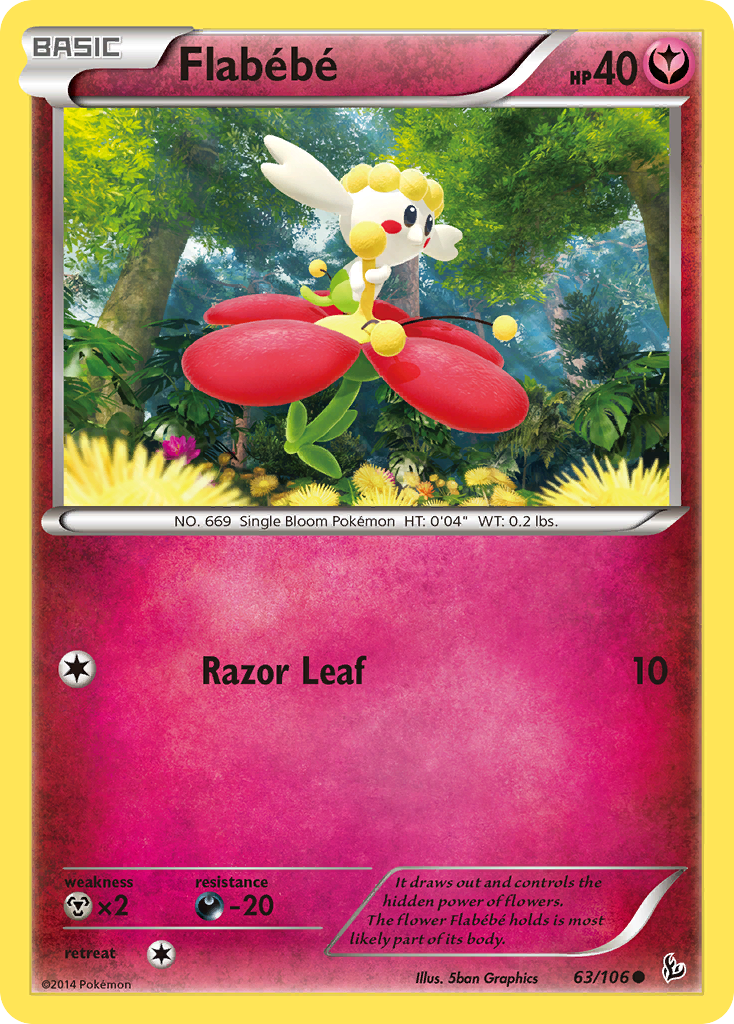 Flabebe (63/106) [XY: Flashfire] | Good Games Modbury