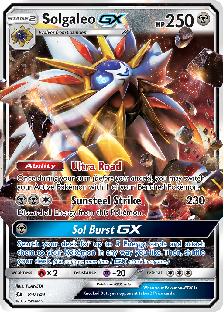 Solgaleo GX (89/149) [Sun & Moon: Base Set] | Good Games Modbury