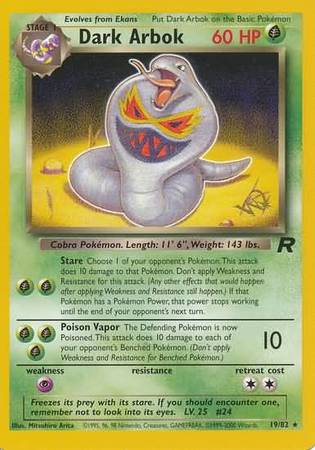 Dark Arbok (19/82) (W Stamped Promo) [Team Rocket Unlimited] | Good Games Modbury