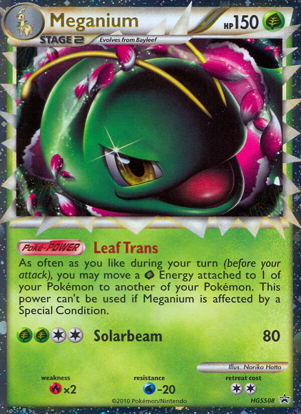 Meganium (HGSS08) [HeartGold & SoulSilver: Black Star Promos] | Good Games Modbury