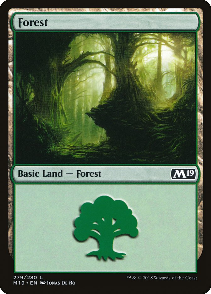 Forest (279) [Core Set 2019] | Good Games Modbury