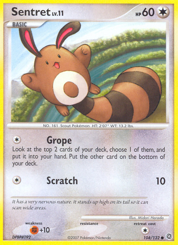 Sentret (104/132) [Diamond & Pearl: Secret Wonders] | Good Games Modbury