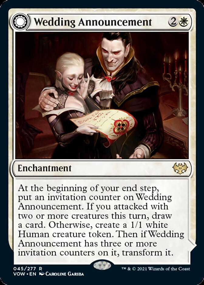 Wedding Announcement // Wedding Festivity [Innistrad: Crimson Vow] | Good Games Modbury