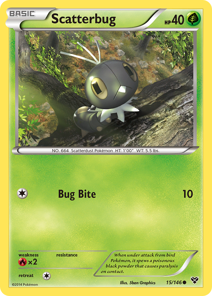 Scatterbug (15/146) [XY: Base Set] | Good Games Modbury