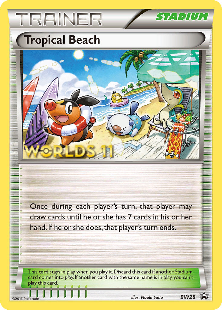 Tropical Beach (BW28) (Finalist) [Black & White: Black Star Promos] | Good Games Modbury