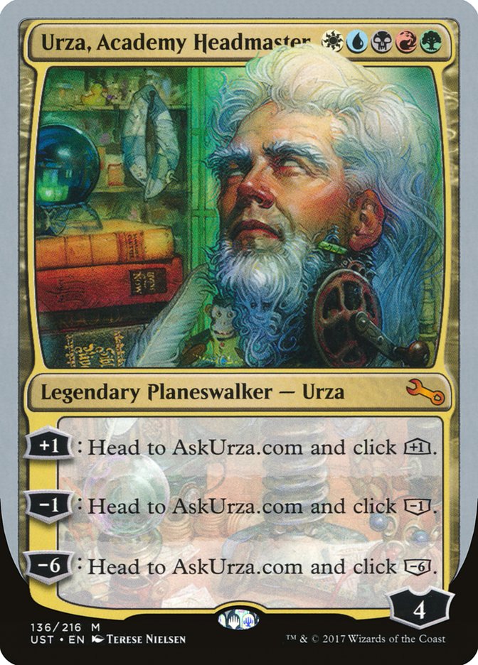 Urza, Academy Headmaster [Unstable] | Good Games Modbury