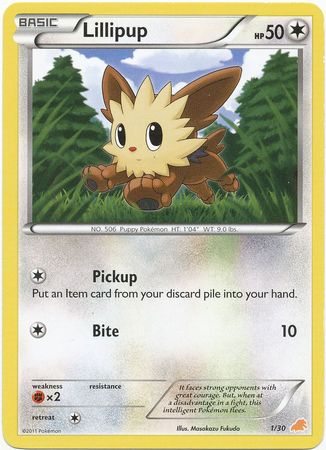Lillipup (1/30) [Black & White: Trainer Kit - Excadrill] | Good Games Modbury