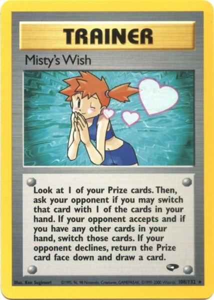 Misty's Wish (108/132) [Gym Challenge Unlimited] | Good Games Modbury