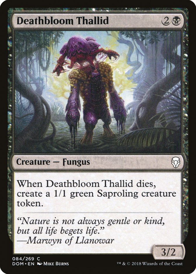 Deathbloom Thallid [Dominaria] | Good Games Modbury