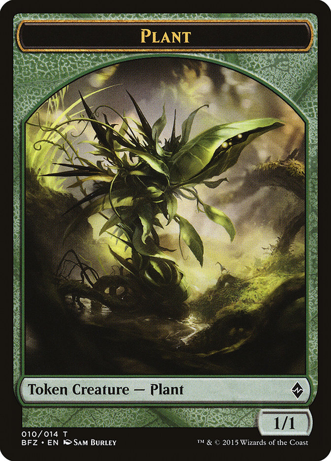 Plant Token [Battle for Zendikar Tokens] | Good Games Modbury