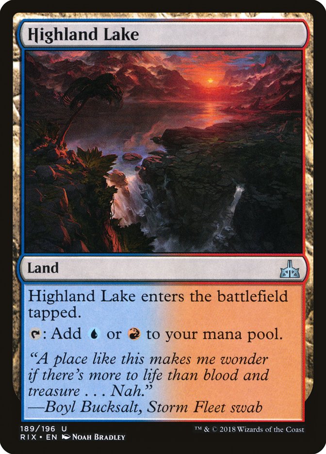 Highland Lake [Rivals of Ixalan] | Good Games Modbury