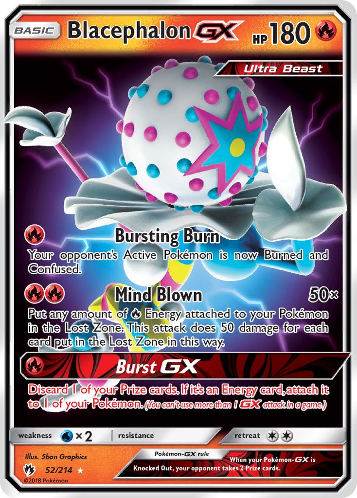 Blacephalon GX (52/214) [Sun & Moon: Lost Thunder] | Good Games Modbury