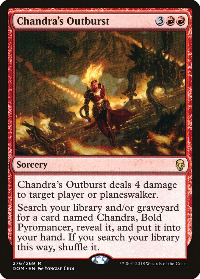 Chandra's Outburst [Dominaria] | Good Games Modbury