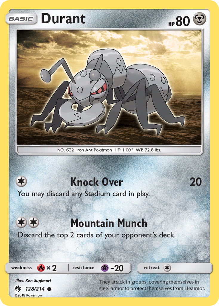 Durant (128/214) [Sun & Moon: Lost Thunder] | Good Games Modbury